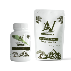 Aravalli Neem Combo Pack Of Neem Powder 100gram & Neem Capsule (30 caps.)