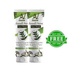 Aravalli Neem Face Wash(Buy 1 Get 1 Free Offer) 200ml, For Anti Acne & Pimples | Face Wash For Men & Women (100ml Each)